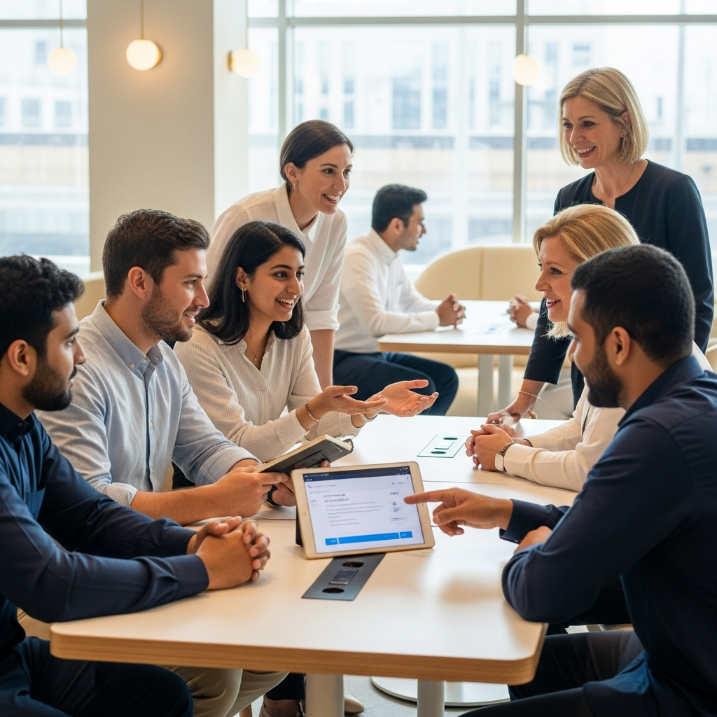 Expats speaking Arabic